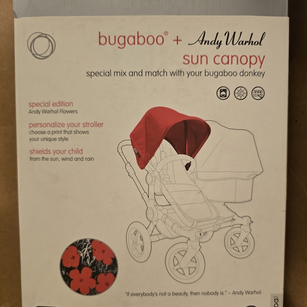 Bugaboo Andy Warhol Red Sun Canopy